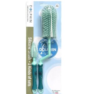 DOLPHIN CỌ RỬA BÌNH SỮA SILLICONE (SET OF 2)