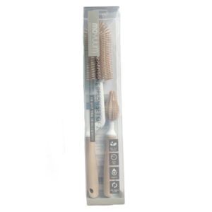 MOYUUM CỌ RỬA BS SILLICONE (SET OF 2) MÀU NÂU
