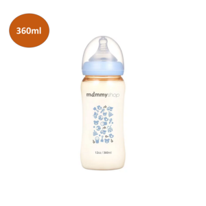 MAMMY Shop Bình sữa PPSU Hồ Lô Cổ Rộng 360ml - Màu Xanh Dương