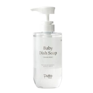 Nước rửa bình sữa Hàn Quốc PUTTO Hương Lê xanh 500ml