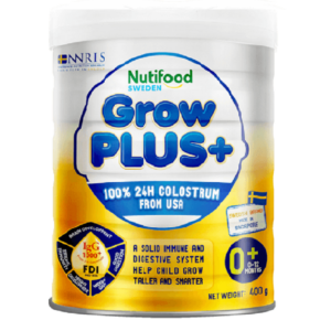 SỮA BỘT NUTIFOOD GROWPLUS+ VÀNG (SỮA NON) CHO BÉ 0-12 THÁNG 400G