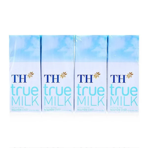 Sữa TH True Milk Nguyên Chất 180ml (4 hộp)